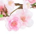 Floristik24 Ramo de flor de pêssego rosa artificial 69cm