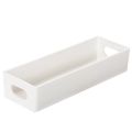 Floristik24 Bandeja retangular com alças para armazenamento e decoração de mesa, 32 cm
