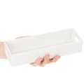 Bandeja retangular com alças para armazenamento e decoração de mesa, 32 cm | Floristik24.pt