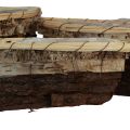 Floristik24 Barcos de madeira para plantas 3 cores 33,5/40/48cm conjunto de 3