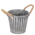 Vaso de metal para plantas,