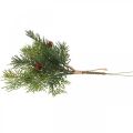 Floristik24 Ramos decorativos Ramo de pinheiro de Natal artificial 31cm 2uds