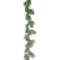 Floristik24 Guirlanda de natal pinho artificial decoração de parede gelada 162cm