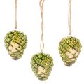 Pingentes de pinha para decoração de outono, 5 cm, 3 peças | Floristik24.pt