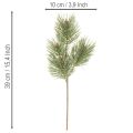 Ramo decorativo artificial de pinheiro para arranjos, 39 cm, 6 peças | Floristik24.pt