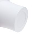 Floristik24 Pote de plástico “Irys” branco Ø25cm Alt.21cm, 1 unidade