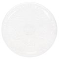 Floristik24 Tigela decorativa redonda transparente com pé, 32 cm