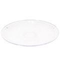 Tigela decorativa redonda transparente com pé, 32 cm | Floristik24.pt