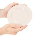 Pratos redondos e simples para decoração e pequenos arranjos, 17 cm, conjunto de 6 peças. | Floristik24.pt