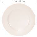 Pratos redondos e simples para decoração e pequenos arranjos, 17 cm, conjunto de 6 peças. | Floristik24.pt