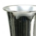 Floristik24 Vaso copo prateado Ø11,5cm Alt.56cm