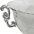 Floristik24 Taça copo antigo branco Ø22cm A19cm