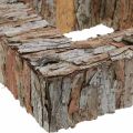 Floristik24 Casca de árvore deco quadrado casca de pinheiro aberta 30×30cm