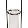 Floristik24 Decoração de tubo de ensaio para pendurar mini vasos de vidro Ø6cm 32cm 2pcs