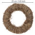Floristik24 Guirlanda de videira em anel de 25 cm para artesanato e decoração.