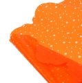 Floristik24 Rondella cuff laranja Ø38cm 50pcs