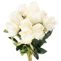 Rosa artificial de haste longa