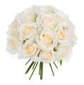 Floristik24 Buquê de rosas brancas Ø26cm