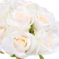 Floristik24 Buquê de rosas brancas Ø26cm