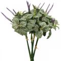 Floristik24 Flores de seda artificiais, sálvia em bando, flor de seda sálvia violeta L28cm 4pcs