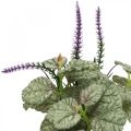 Floristik24 Flores de seda artificiais, sálvia em bando, flor de seda sálvia violeta L28cm 4pcs