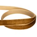 Fita decorativa de veludo, estreita, 10 mm de largura, 20 m de comprimento, em rolo. | Floristik24.pt