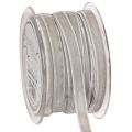 Floristik24 Fita de veludo, fita decorativa em rolo para decorações criativas, 10 mm de largura, 20 m de comprimento.