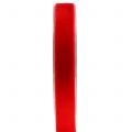 Floristik24 Fita de veludo vermelho 20mm 10m