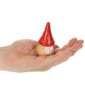 Miniaturas de Gnomo Decorativas com Amanita Muscaria para Mesa, 10cm, 6 peças | Floristik24.pt