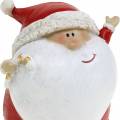 Floristik24 Decoração de Natal Figura de decoração de Papai Noel 7,5cm 2pcs