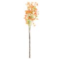 Conjunto de 3 peças com galhos de orquídeas artificiais laranja em filigrana, 110 cm de diâmetro. | Floristik24.pt
