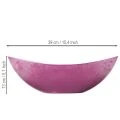 Tigela de plástico rosa, 39 cm x 13 cm, 13 cm de altura. | Floristik24.pt