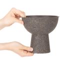 Vaso redondo para plantas com base, 18 cm | Floristik24.pt