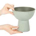 Vaso redondo moderno com base