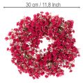 Guirlanda de flores artificiais, decoração com gipsofila, 30 cm | Floristik24.pt