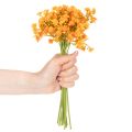 Ramo artificial de gypsophila laranja para arranjos florais, 30 cm, 10 unidades. | Floristik24.pt