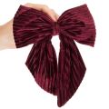 Laço de veludo cotelê vermelho para pendurar decorações de Natal, 24 cm, 2 peças | Floristik24.pt