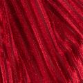 Laço de veludo cotelê vermelho