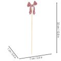 Enfeites decorativos em forma de laço com flores, 32 cm, pacote com 12 unidades. | Floristik24.pt