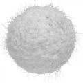 Floristik24 Bola de neve decoração de inverno bola deco lã branca Ø10cm 4 peças
