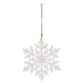 Floco de neve decorativo grande, para pendurar, 30 cm | Floristik24.pt