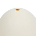 Floristik24 Ovos de cisne 9cm branco creme 6pcs