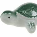 Floristik24 Tartaruga de cerâmica flutuante verde 11,5 cm 1 peça