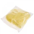 Floristik24 Grama de sisal para artesanato, material artesanal amarelo 300g