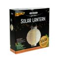 Floristik24 Lanterna LED com energia solar 20cm branca