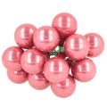 Enfeites de Natal em arame, conjunto de mini frutinhas brilhantes espelhadas, 20 mm, 140 peças | Floristik24.pt