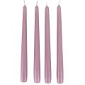 Floristik24 Velas cónicas Velas Wenzel lilás 250/23mm 12 un