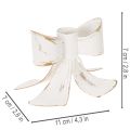 Castiçal vintage em forma de laço, 12 cm | Floristik24.pt