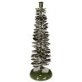 Floristik24 Castiçal em formato de árvore de Natal, metal verde, 45 cm