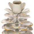 Castiçal em formato de pinha para velas finas, 17 cm | Floristik24.pt